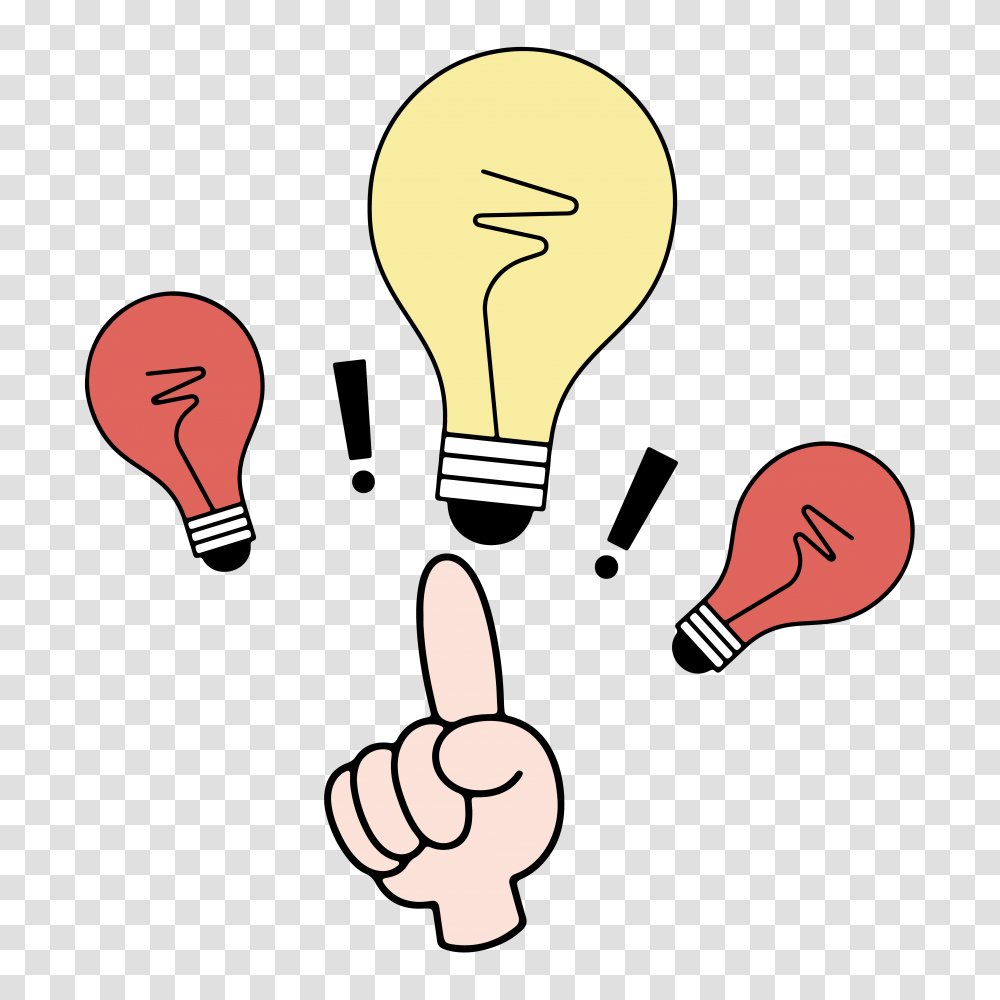 News Evolution Tignes, Light, Lightbulb, Hand Transparent Png