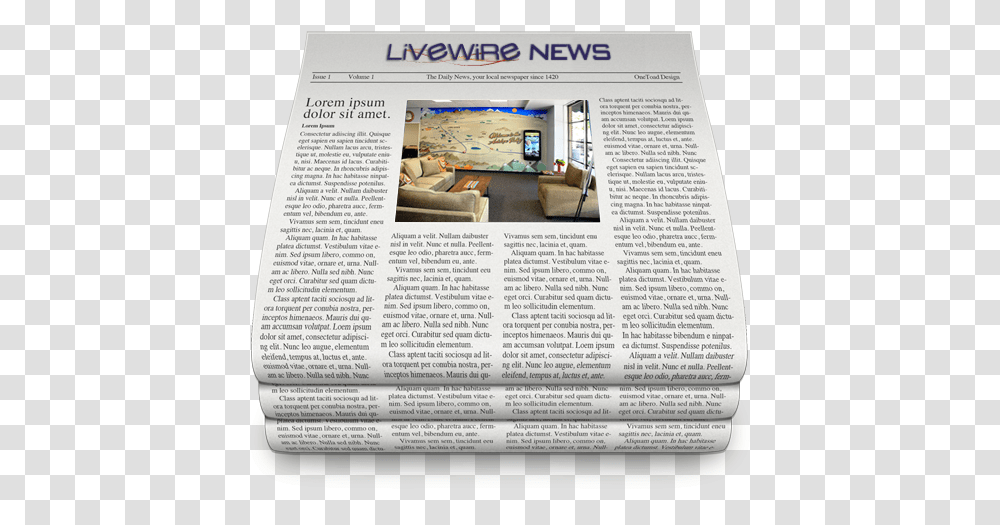 News Icon Livewire Digital Kiosk Manufacturer Newspaper Icon, Text, Book, Page Transparent Png