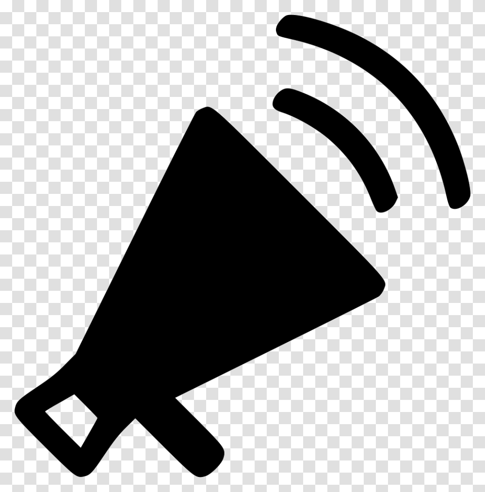 News Icon Megaphone News Megaphone Icon, Stencil, Axe, Tool, Triangle Transparent Png