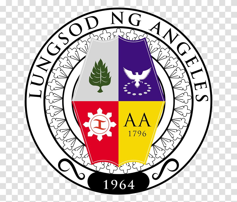 News Lungsod Ng Angeles Angeles City Pampanga Logo, Label, Text, Symbol, Trademark Transparent Png