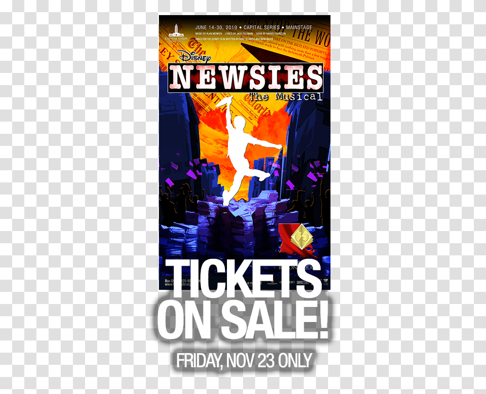 Newsies, Poster, Advertisement, Flyer, Paper Transparent Png