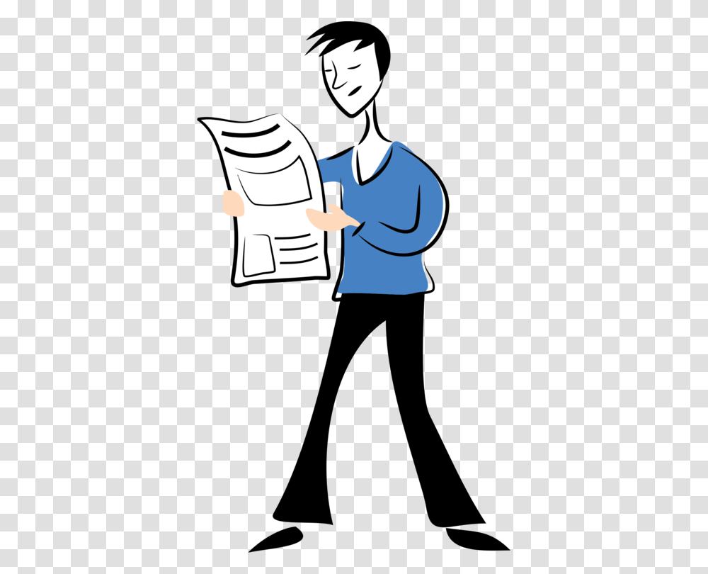 Newspaper Can Stock Photo Drawing, Person, Sleeve, People Transparent Png