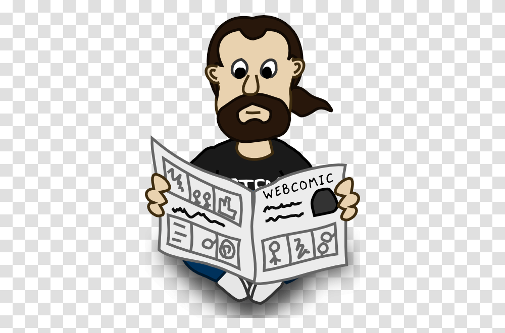 Newspaper Clipart, Reading, Face, Crowd Transparent Png