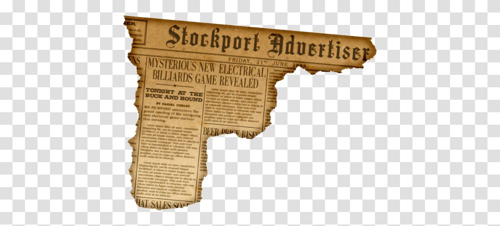 Newspaper Clipping 2 Image Newspaper Clipping, Text, Page Transparent Png