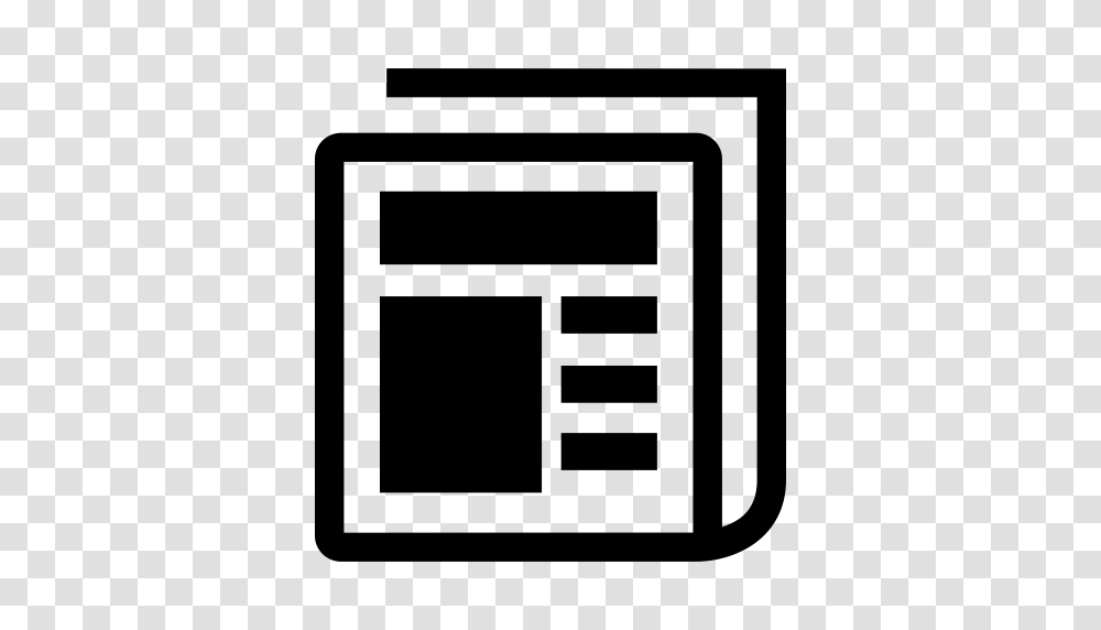 Newspaper Icon And Vector For Free Download, Gray, World Of Warcraft Transparent Png