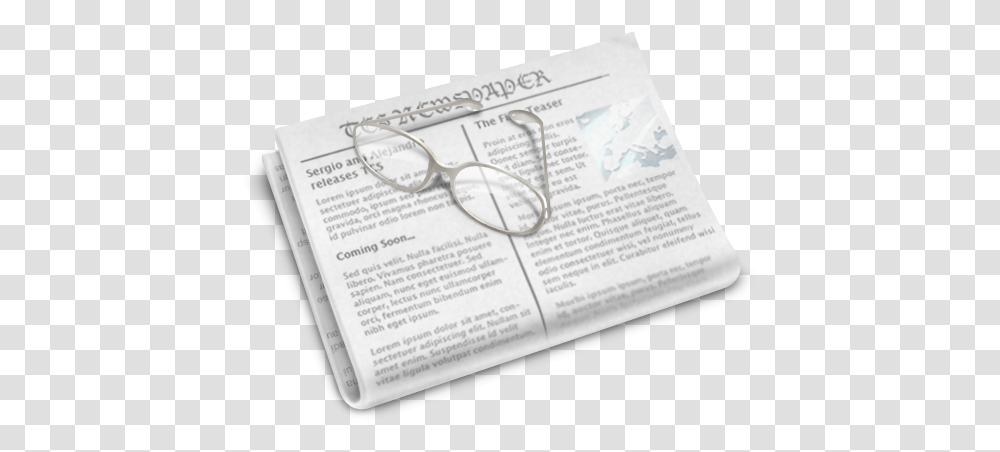 Newspaper Icon Coffee Shop Iconset Musettcom Newspaper Icon, Text, Page, Glasses, Poster Transparent Png