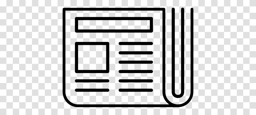 Newspaper Office Icon With And Vector Format For Free, Gray, World Of Warcraft Transparent Png