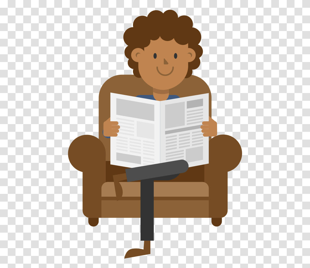 Newspaper Reading Vector Read Newspaper, Toy Transparent Png