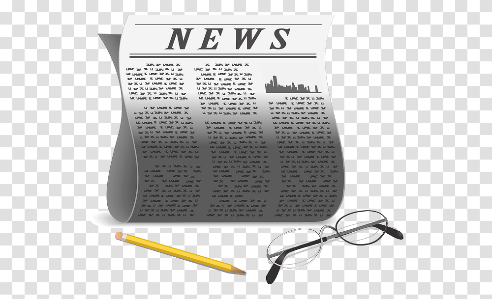 Newspaper To Use Image Pen And News Paper, Text, Page Transparent Png