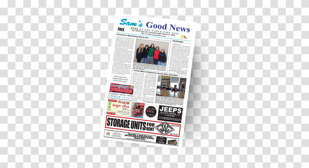Newspaper Weekly Shopping Guide Good Through March 10 Tabloid, Text, Person, Human, Flyer Transparent Png