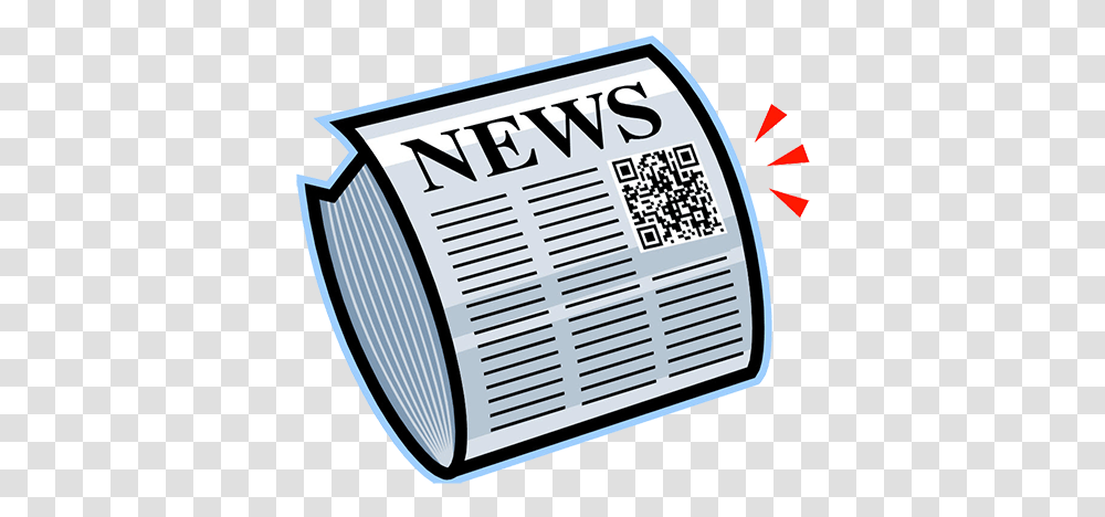 Newspapers News Article Clipart, Text, QR Code, Drum, Percussion Transparent Png