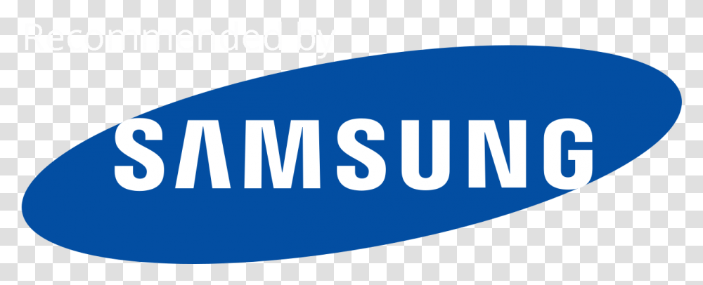 Nexplayer Recommended By Samsung Samsung Logo Full Size, Word, Number Transparent Png