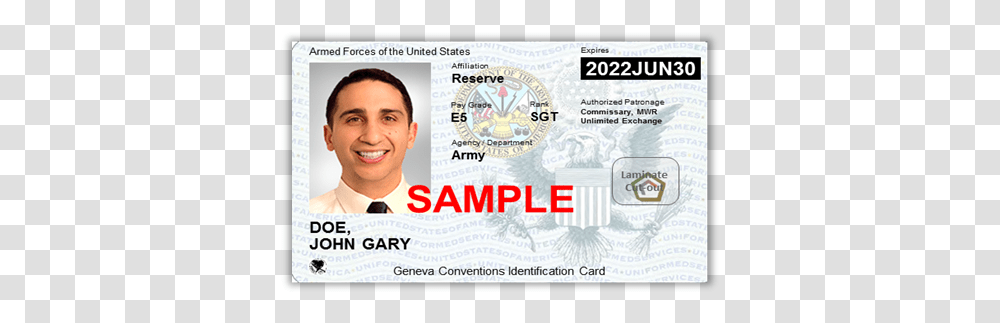 Next Generation Uniformed Services Id Card New Retiree Id Card, Text, Document, Driving License, Person Transparent Png