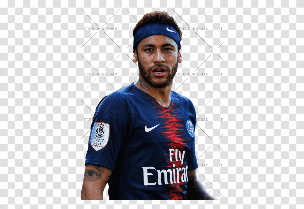 Neymar At Psg, Person, Shirt, Man Transparent Png