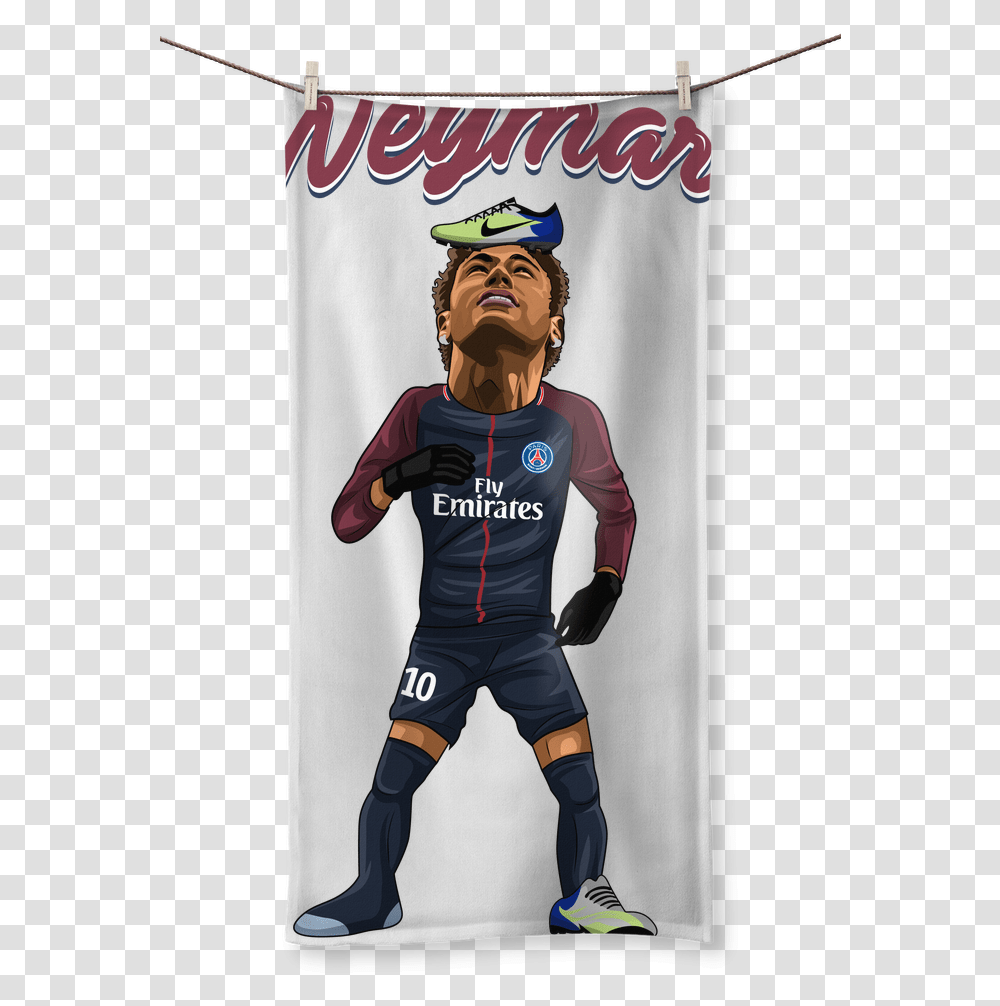 Neymar, Person, Helmet, Sleeve Transparent Png