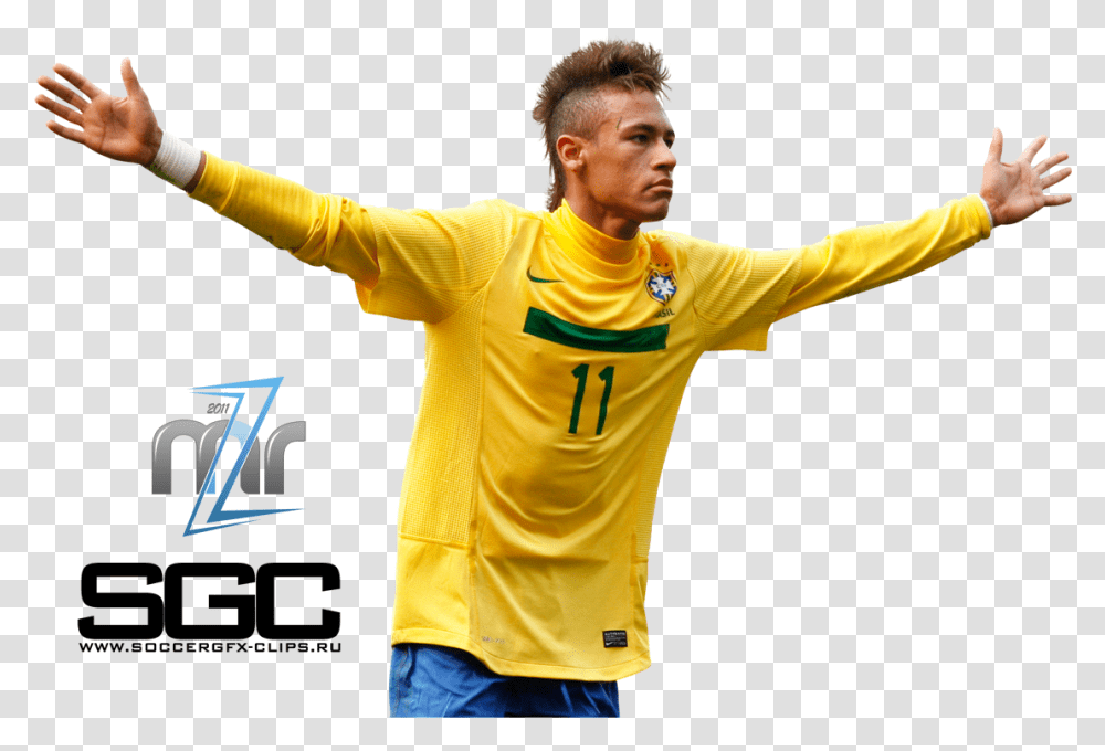 Neymar, Shirt, Sphere, Person Transparent Png