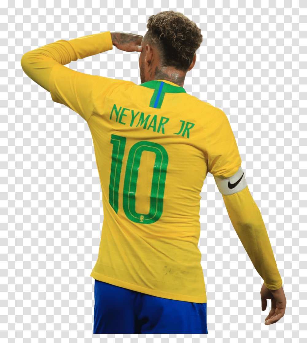 Neymar Football Render Brazil Neymar, Clothing, Apparel, Shirt, Jersey Transparent Png