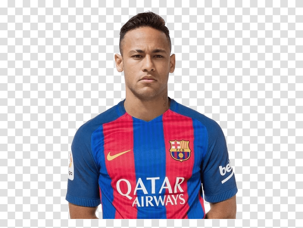 Neymar Jr Face Neymar En El Real Madrid, Apparel, Shirt, Person Transparent Png