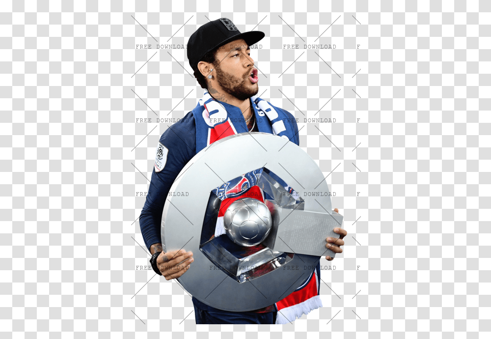 Neymar Jr Ligue 1 Champions, Helmet, Person, Sphere Transparent Png