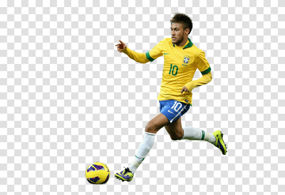Neymar, Person, Human, Soccer Ball, Football Transparent Png