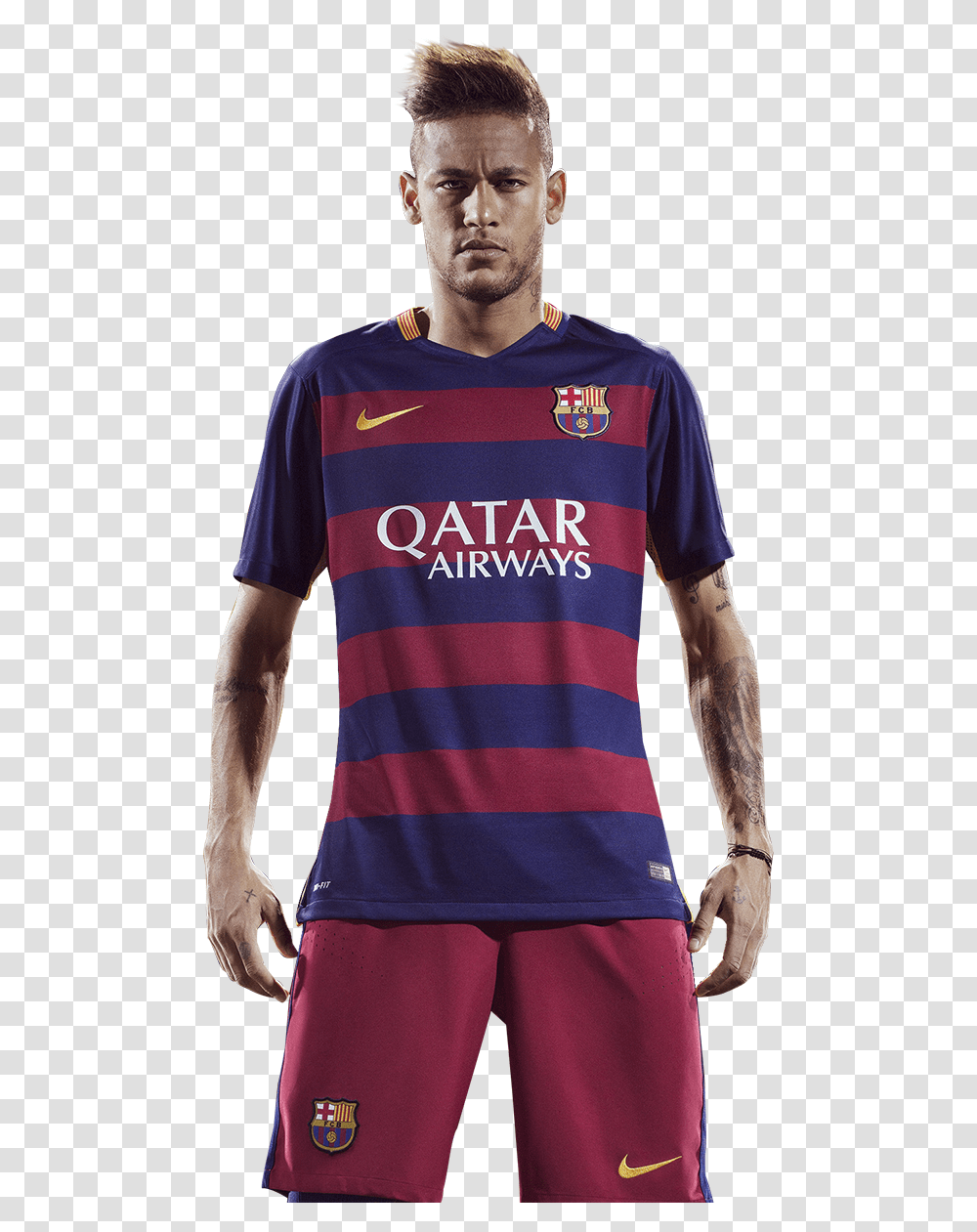 Neymar Render Barcelona Neymar Barcelona, Clothing, Apparel, Shirt, Person Transparent Png