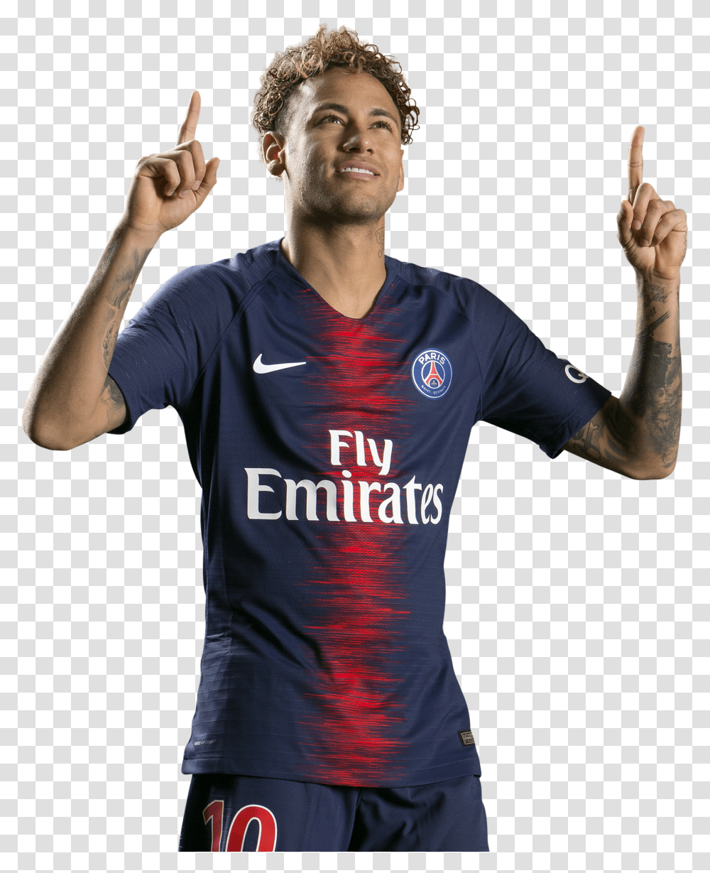 Neymarrender Neymar, Apparel, T-Shirt, Person Transparent Png