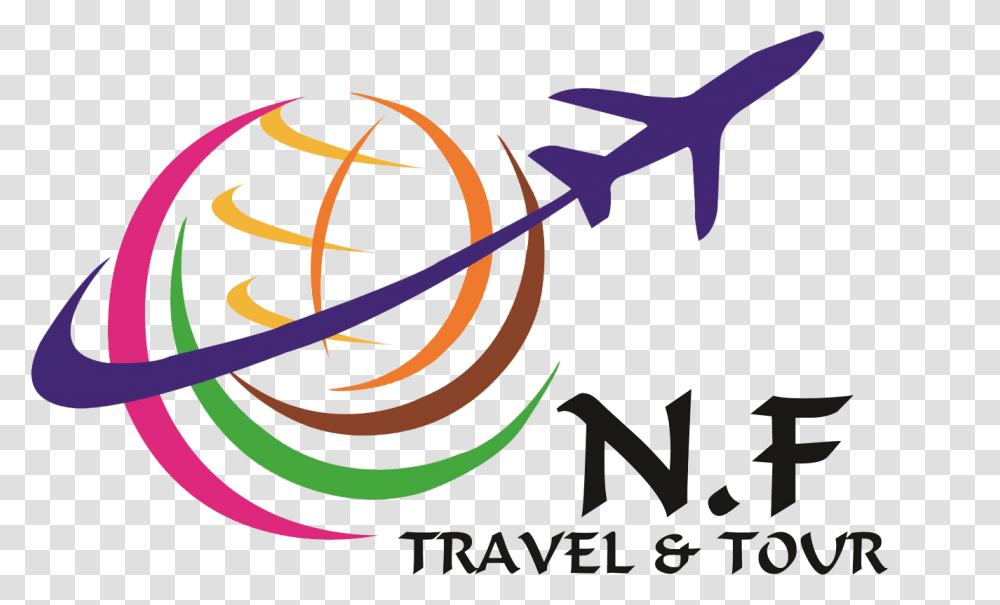 Nf Travel Tour And Travels Logo, Text, Symbol, Weapon, Weaponry Transparent Png