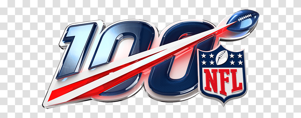 Nfl 100 Logo, Sunglasses, Emblem, Sport Transparent Png
