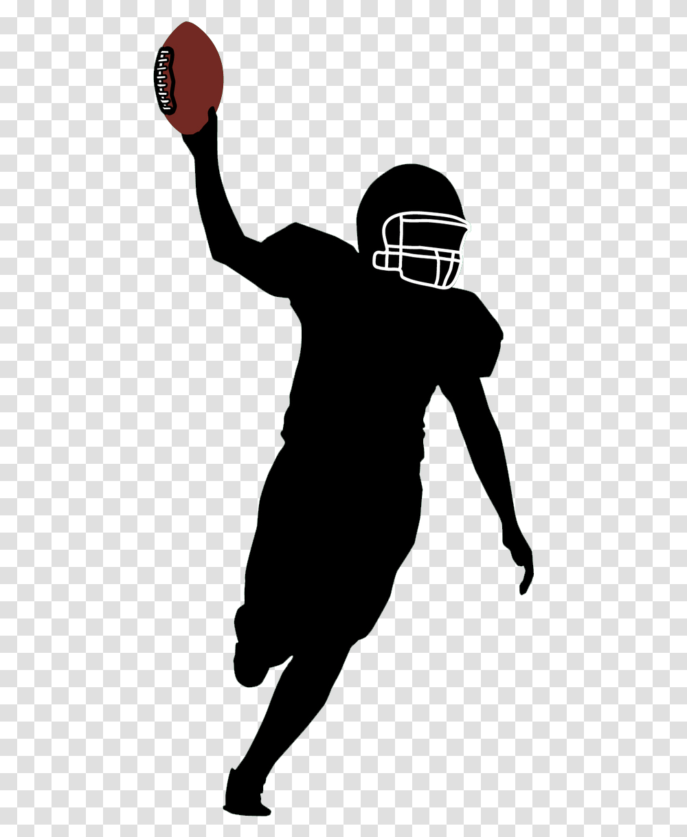 Nfl Chicago Bears Super Bowl American Football Player Football Player Silhouette, Apparel, Helmet, Person Transparent Png