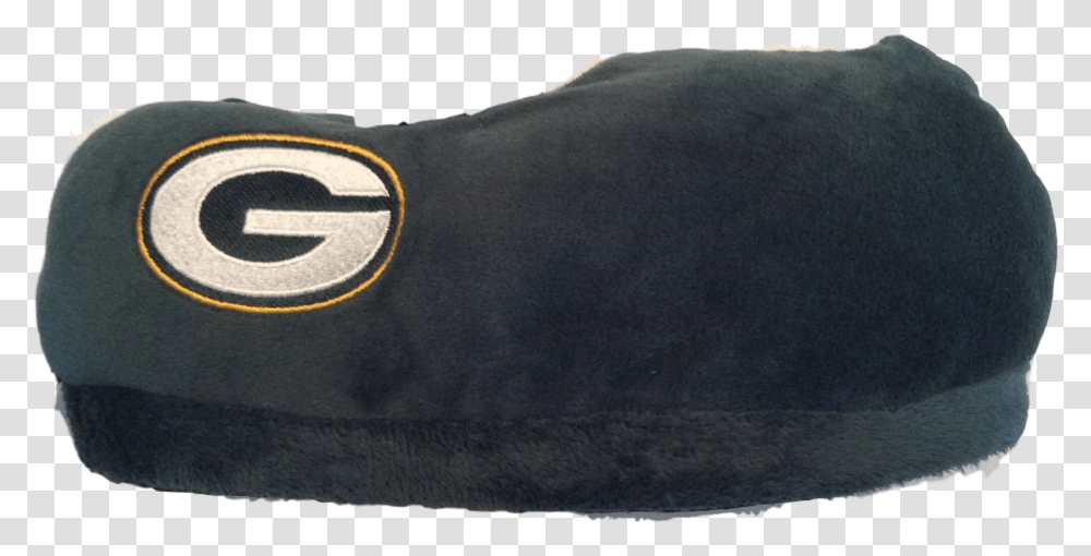 Nfl Childrens Football Plush Slippers Green Bay Packers Emblem, Pillow, Cushion, Apparel Transparent Png