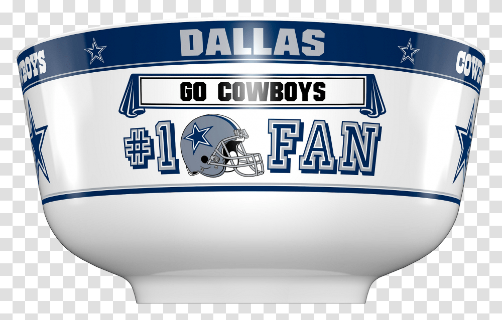 Nfl Dallas Cowboys Blue And White Porcelain, Apparel, Helmet, American Football Transparent Png