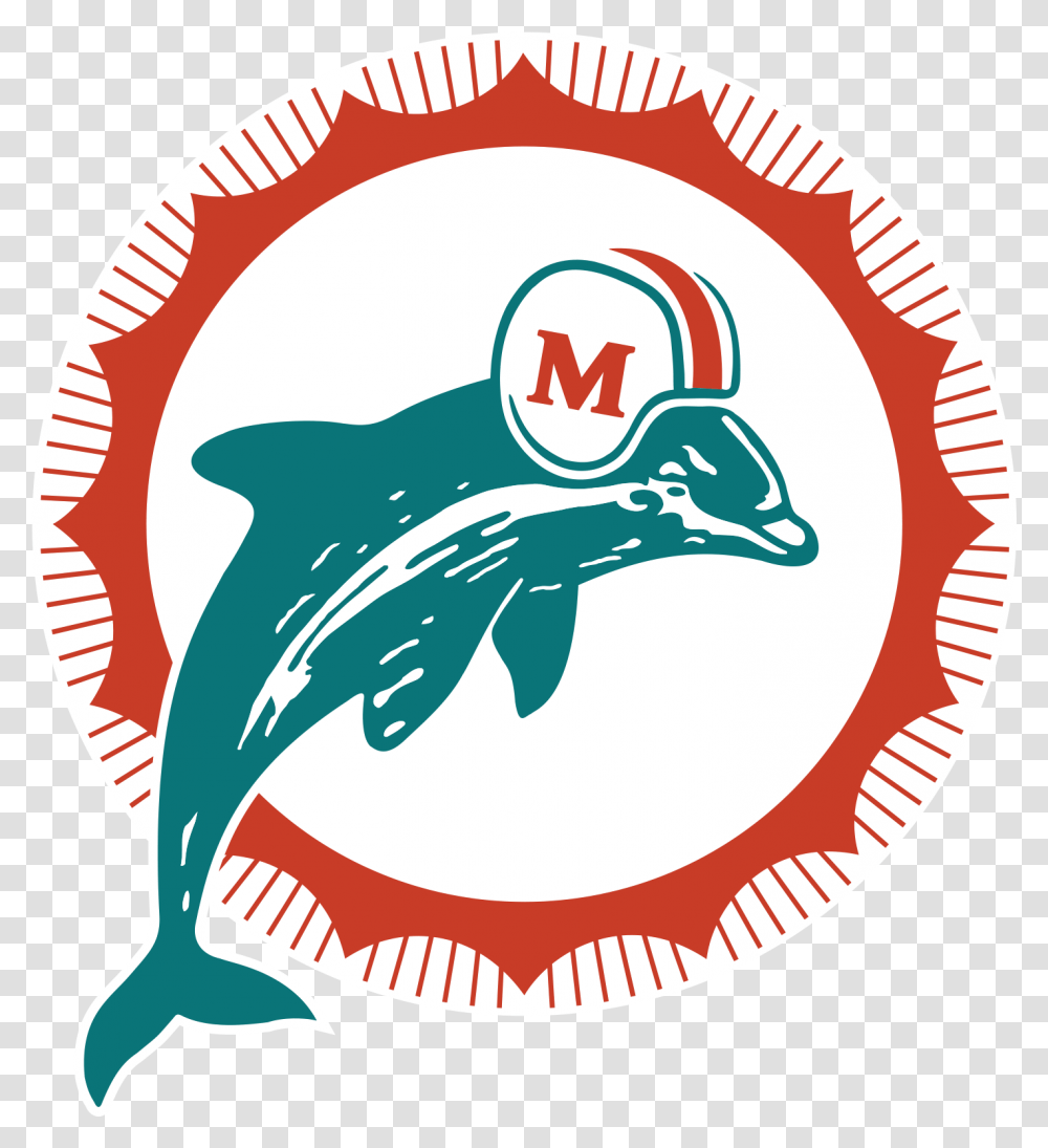 Nfl Dolphins Logo Miami Dolphins Wallpaper Iphone, Animal, Sea Life, Bird, Invertebrate Transparent Png