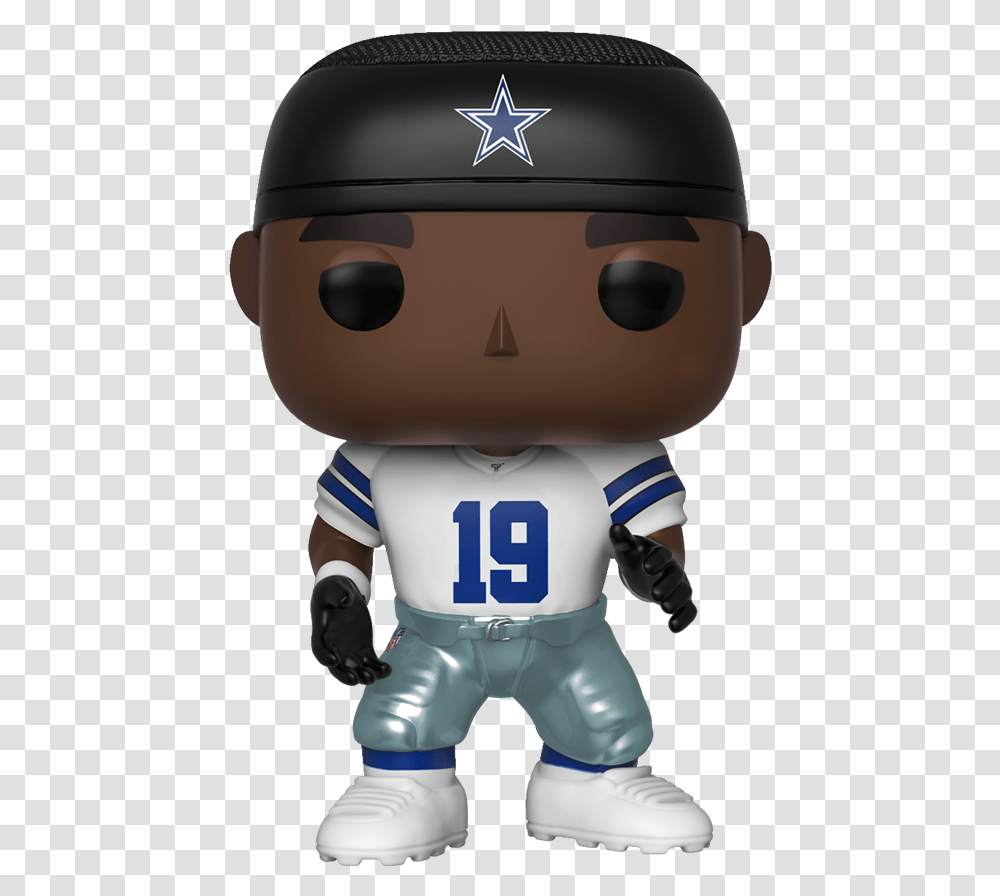 Nfl Football Amari Cooper Dallas Cowboys Pop Vinyl Figure Deion Sanders Funko Pop, Helmet, Clothing, Apparel, Astronaut Transparent Png