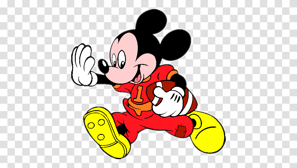 Nfl Football Player Clip Art Free Image Mickey Mouse Vector, Super Mario, Clothing, Apparel, Shoe Transparent Png