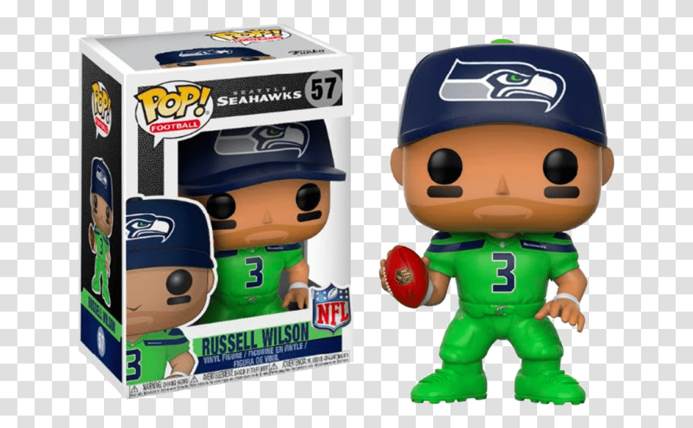 Nfl Funko Pop Download Russell Wilson Funko Pop, Super Mario, People, Person, Human Transparent Png