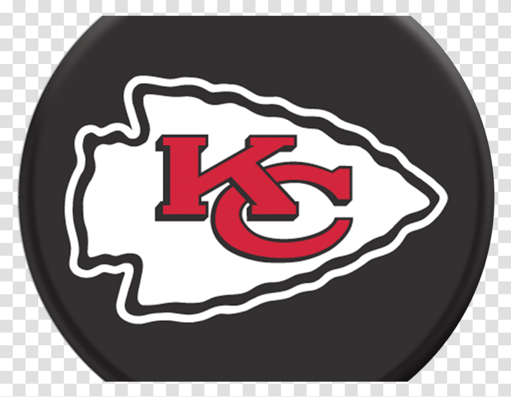 Nfl Kansas City Chiefs Logo Popsockets Grip Popsockets Nfl Kansas City Chiefs, Label, Food, Dish Transparent Png