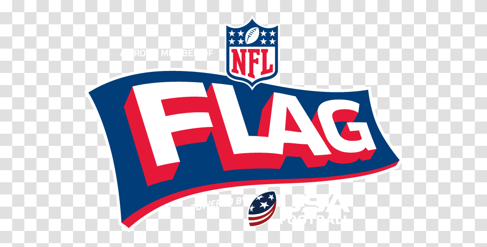 Nfl Logo Nfl Flag Football, Label, Text, Clothing, Symbol Transparent Png