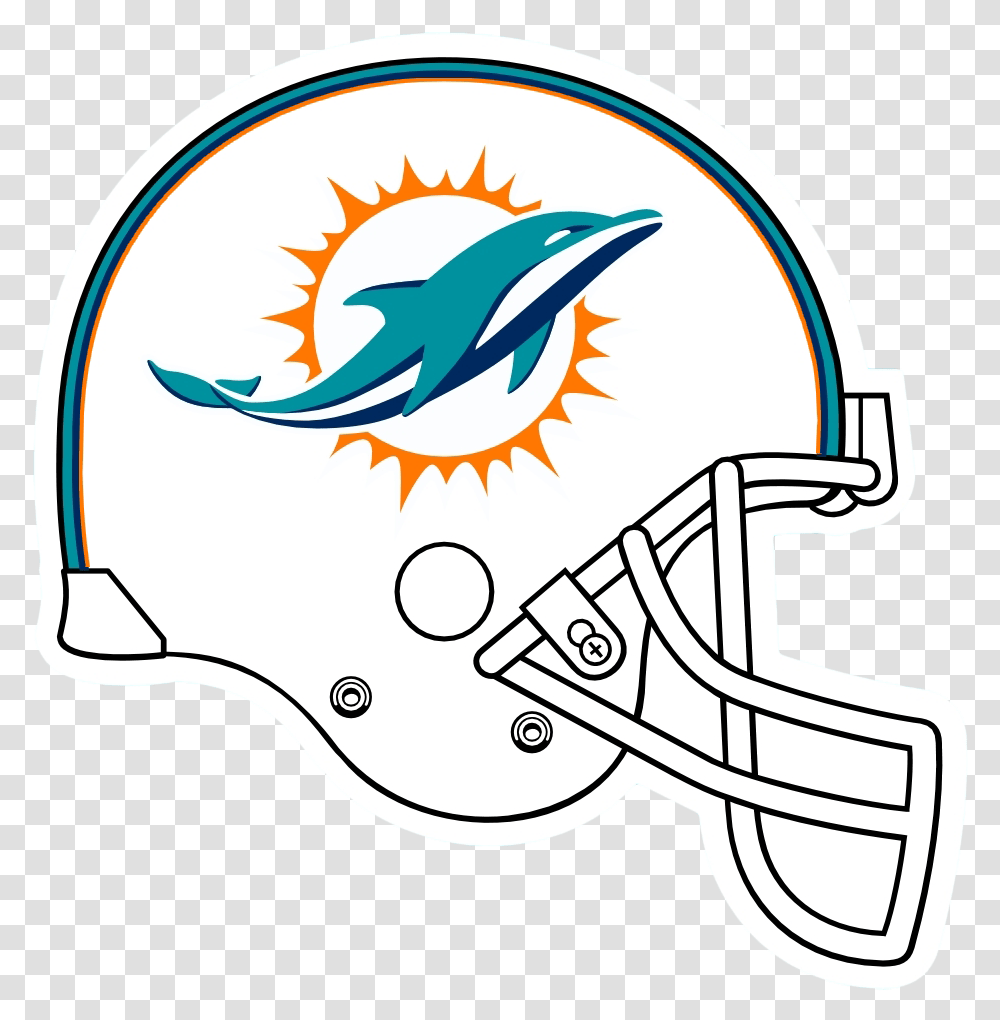 Nfl Miami Dolphins Logo, Apparel, Helmet, Football Helmet Transparent Png