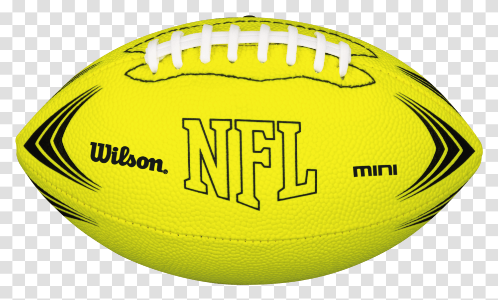 Nfl Mini Football Wilson Nfl Mini Football Yellow, Sport, Sports, Rugby Ball, Baseball Cap Transparent Png
