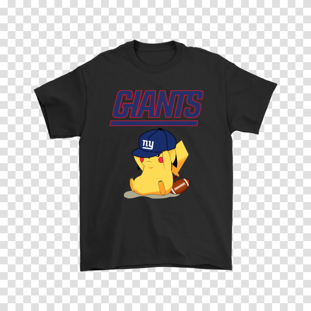 Nfl New York Giants American Football Pikachu Shirts, Apparel, T-Shirt Transparent Png