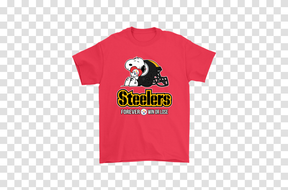 Nfl Pittsburgh Steelers Forever Win Or Lose Football Snoopy Shirts, Apparel, T-Shirt Transparent Png