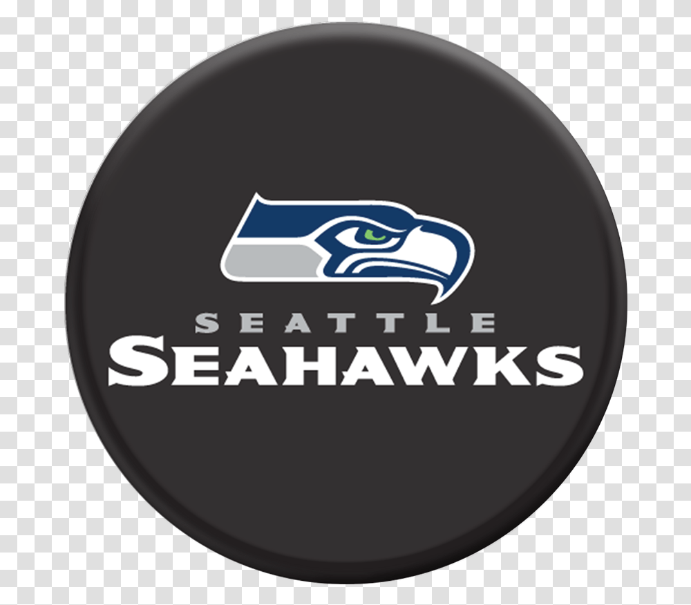 Nfl Seattle Seahawks Logo Popsockets Grip Seahawks Seattle Seahawks Circle Logo, Label Transparent Png