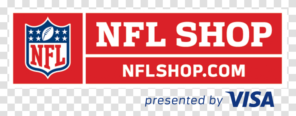 Nfl Shop Presented By Visa Logo Nfl, Word Transparent Png