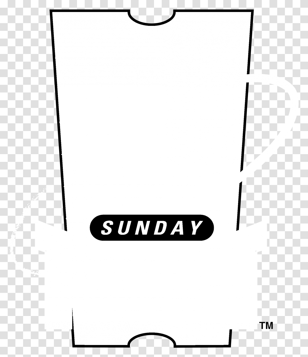 Nfl Sunday Ticket, Coffee Cup, Jug, Label Transparent Png