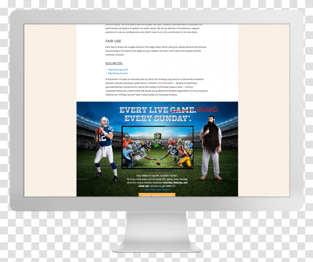 Nfl Sunday Ticket, Person, Human, Poster, Advertisement Transparent Png
