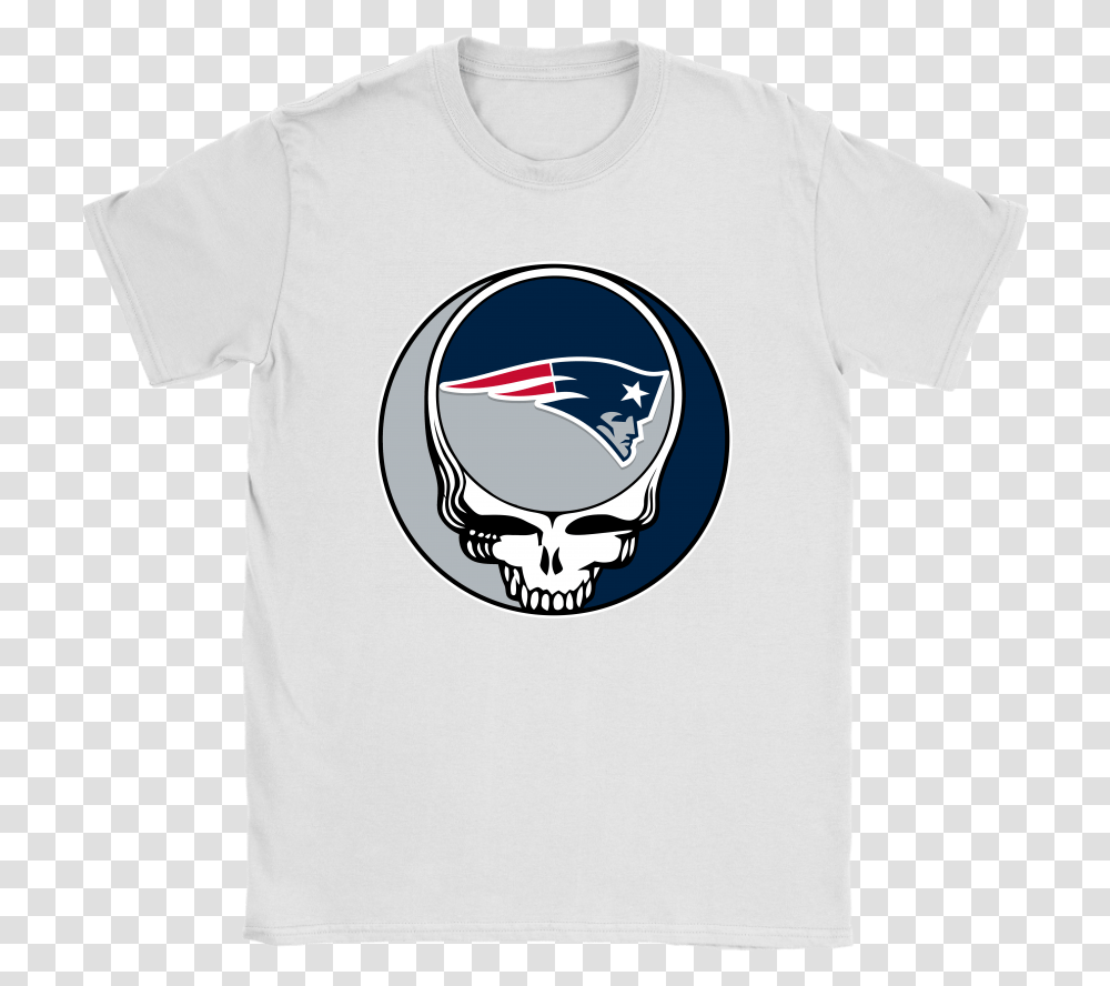 Nfl Team New England Patriots X Grateful Dead Logo Z Records T Shirt, Apparel, T-Shirt Transparent Png