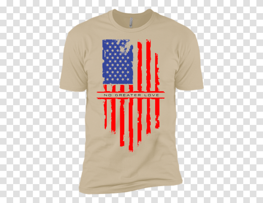 Ngl American Flag Premium Short Sleeve T Shirt Auntie Will Kick Your Ass, Apparel, T-Shirt, Person Transparent Png