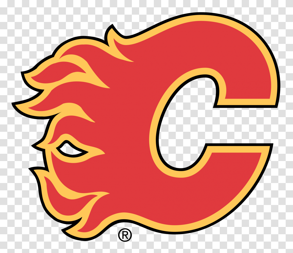 Nhl Calgary Flames Logo Wallpaper My Favorite Teams, Cow, Mammal, Animal Transparent Png