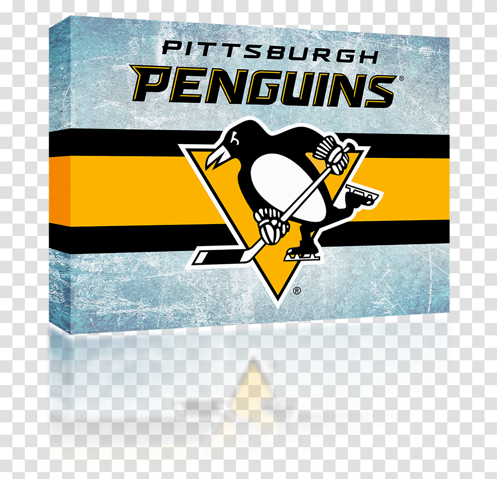 Nhl Pittsburgh Penguins Logo, Bird, Label Transparent Png