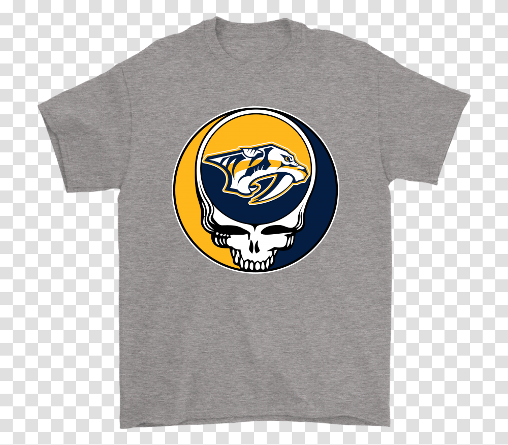Nhl Team Nashville Predators X Grateful Dead Logo Band Grateful Dead Steal Your Face, Apparel, T-Shirt, Helmet Transparent Png